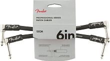 FENDER 6' CABLE Black 2 PACK